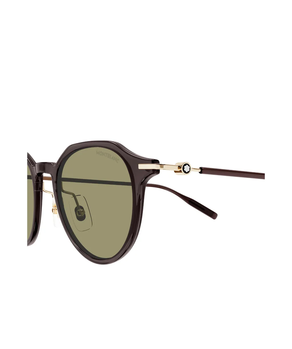 Montblanc Eyewear Round Frame Sunglasses