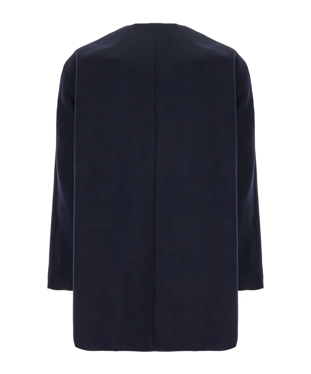 Theory Crewneck Long-Sleeved Coat