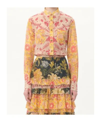 Shirt In Mussola Paisley Speculare Voyage Imaginaire