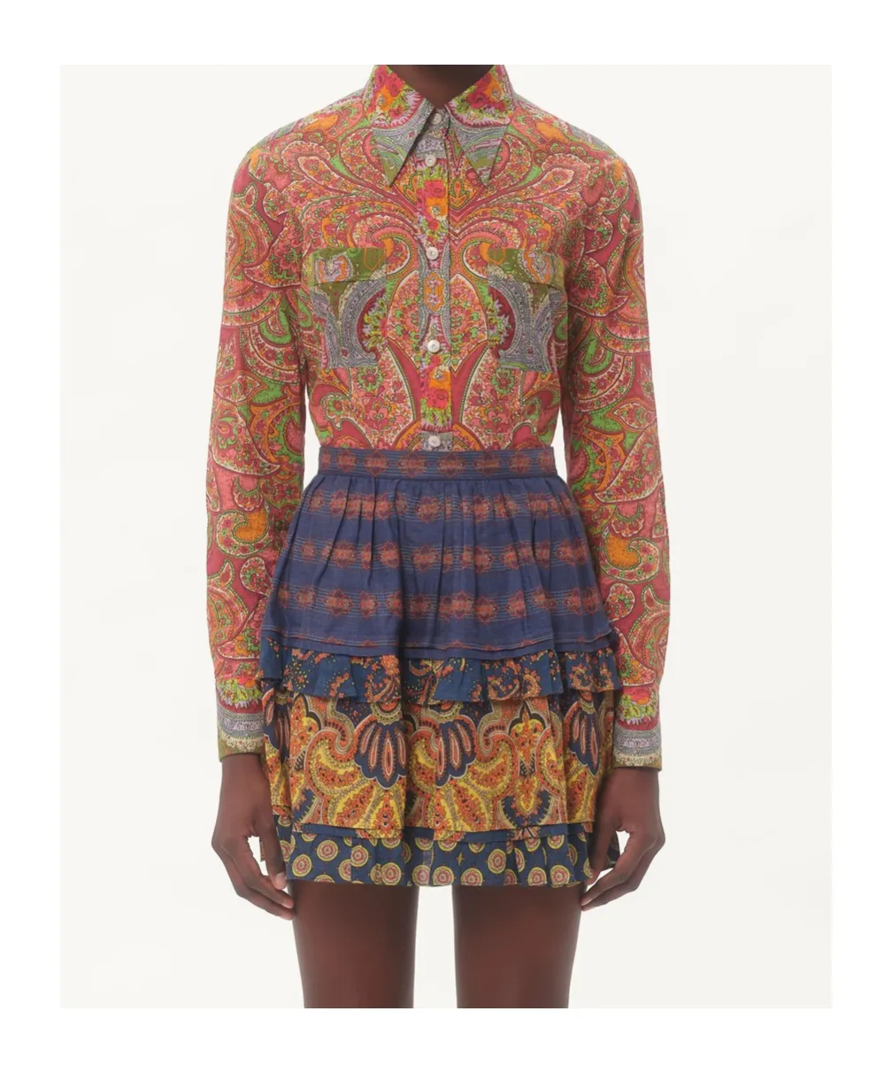 Valentino All-Over Patterned Button-Up Shirt
