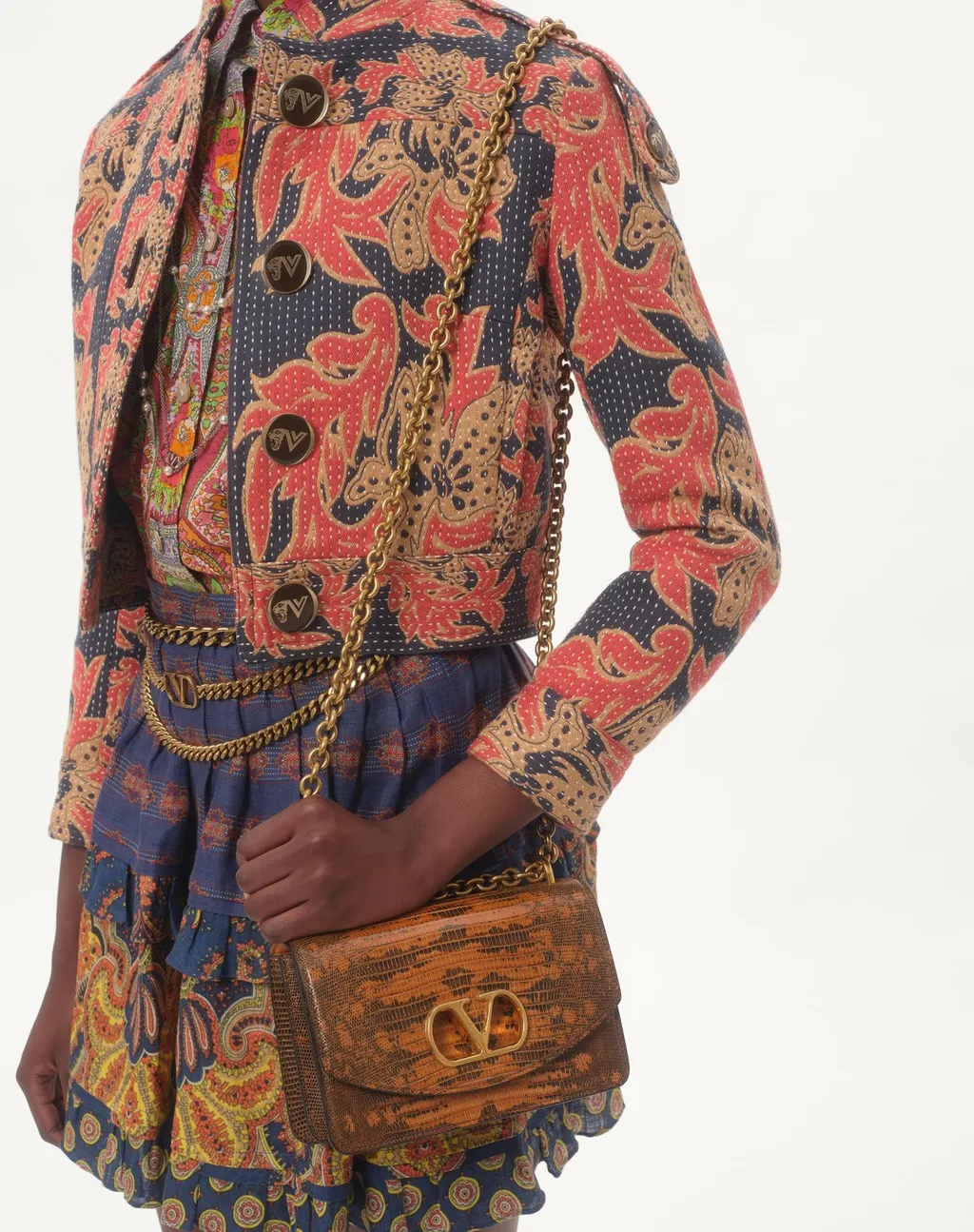 Valentino All-Over Patterned Button-Up Shirt