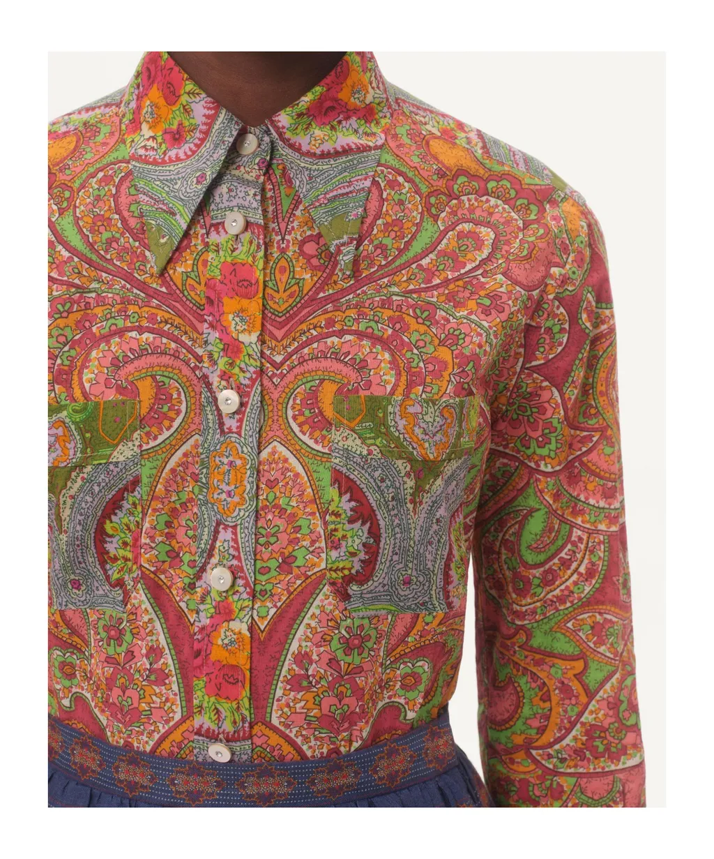 Valentino All-Over Patterned Button-Up Shirt