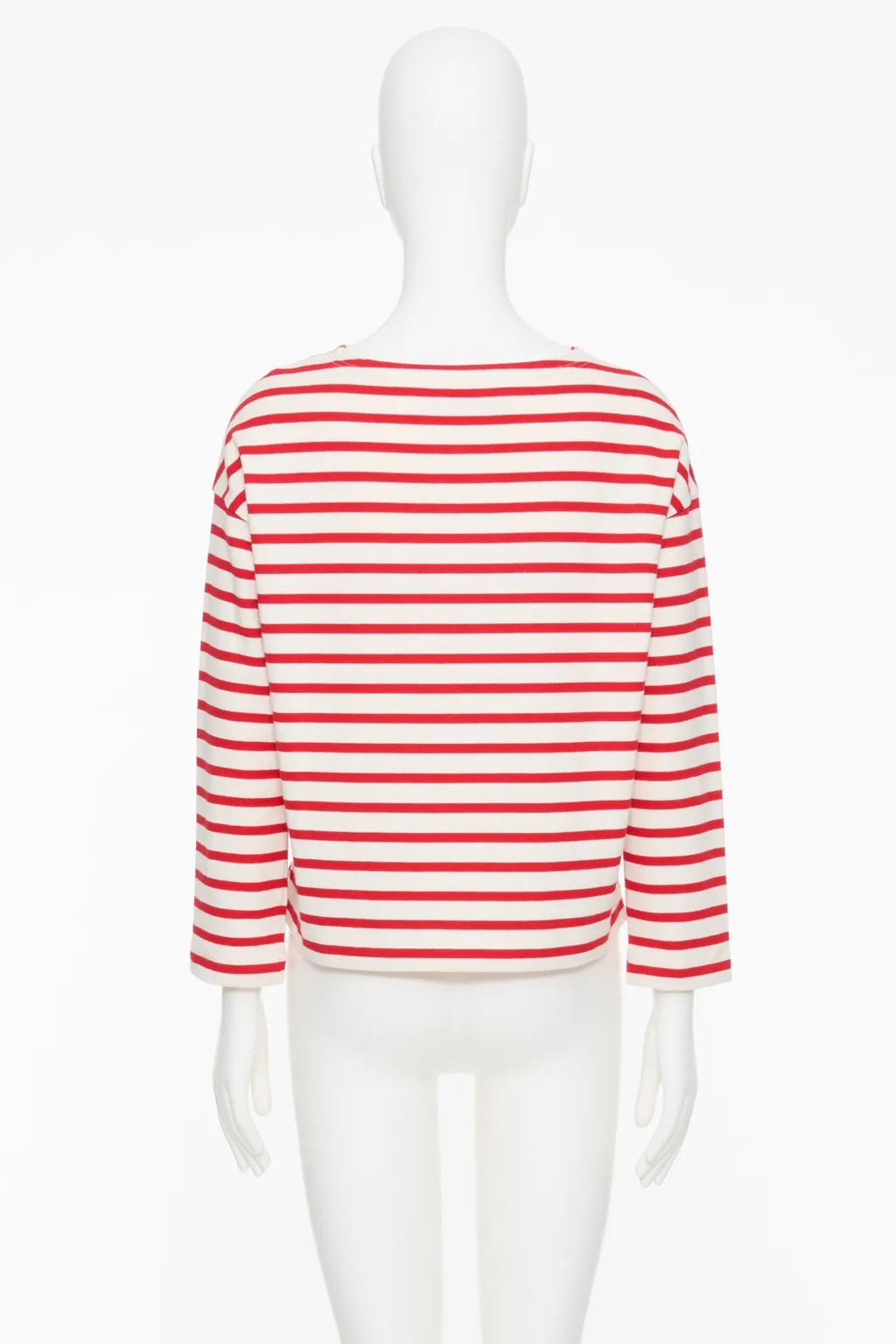 Valentino Logo Printed Striped Crewneck T-Shirt