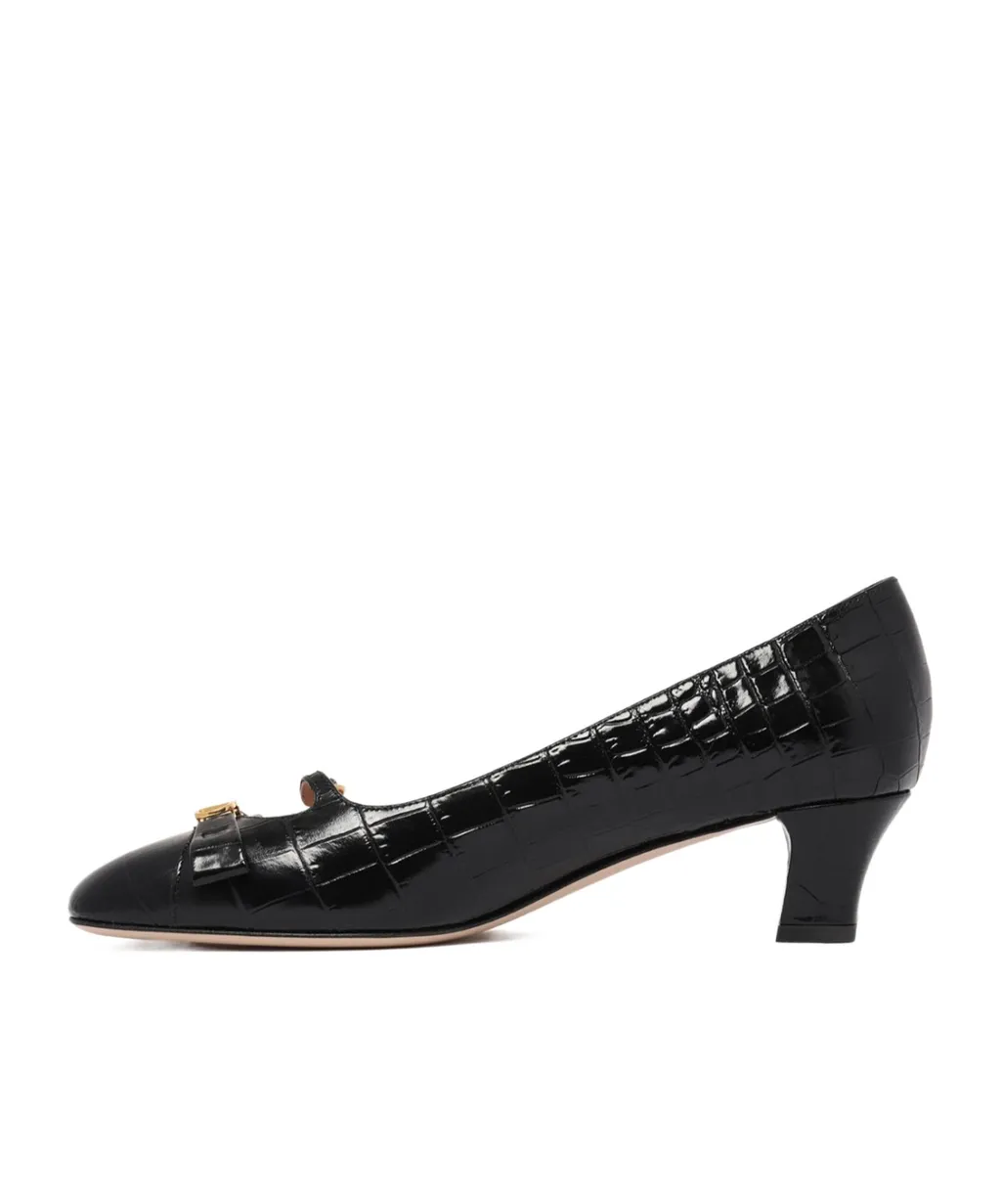 Valentino Bowow Dcollet Square Toe Pumps
