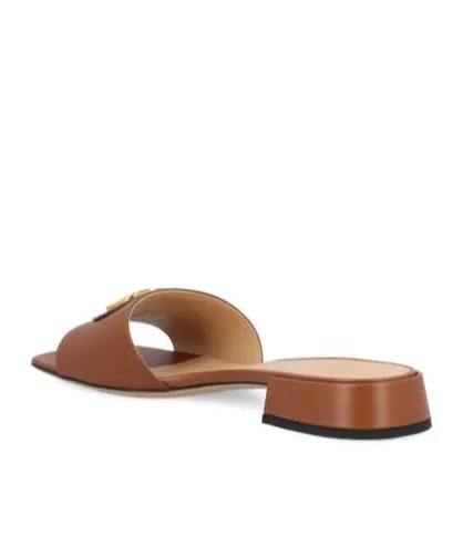 Valentino Vlogo Signature Slip-On Sandals