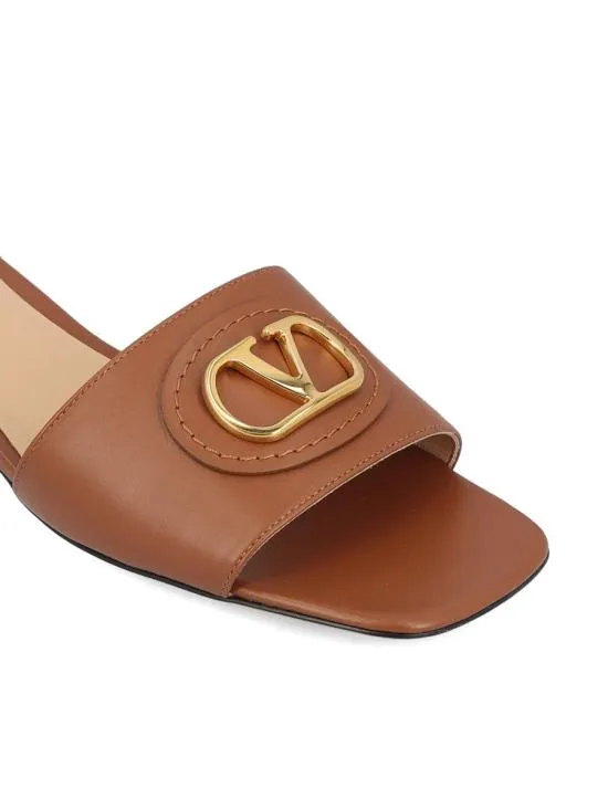 Valentino Vlogo Signature Slip-On Sandals