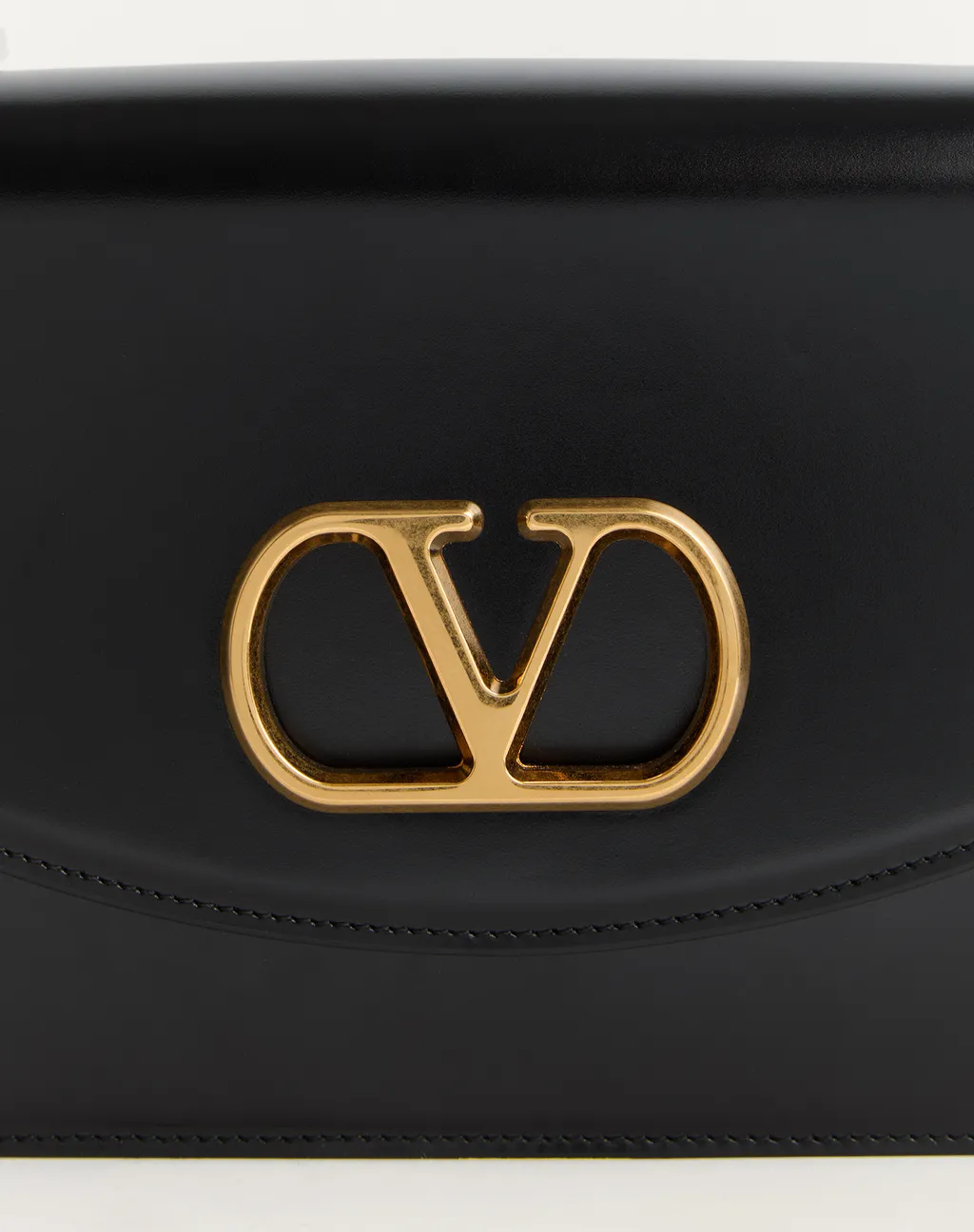 Valentino Vain Logo Plaque Shoulder Bag