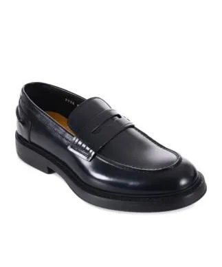 Doucal's High-Shine Slip-On Loafers