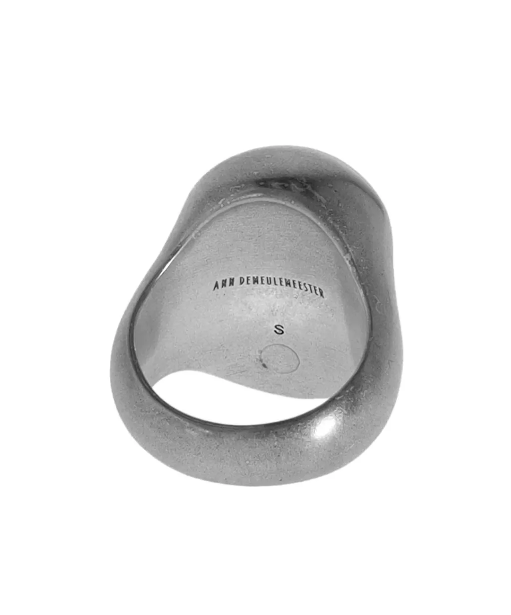 Ann Demeulemeester Betti Face Engraved Ring