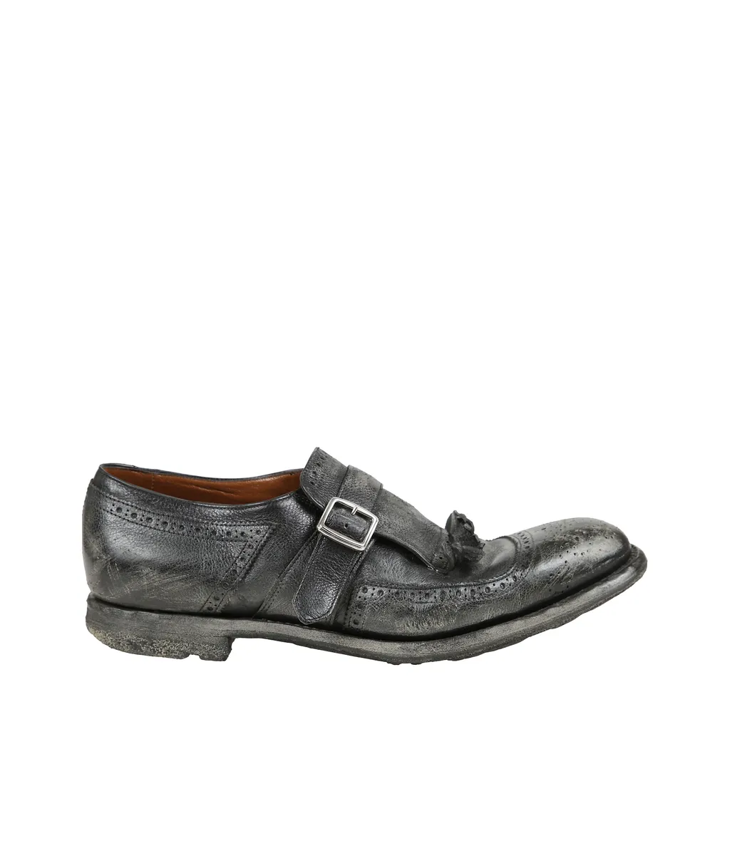 Church's Buckle Detailed Round Toe Loafers