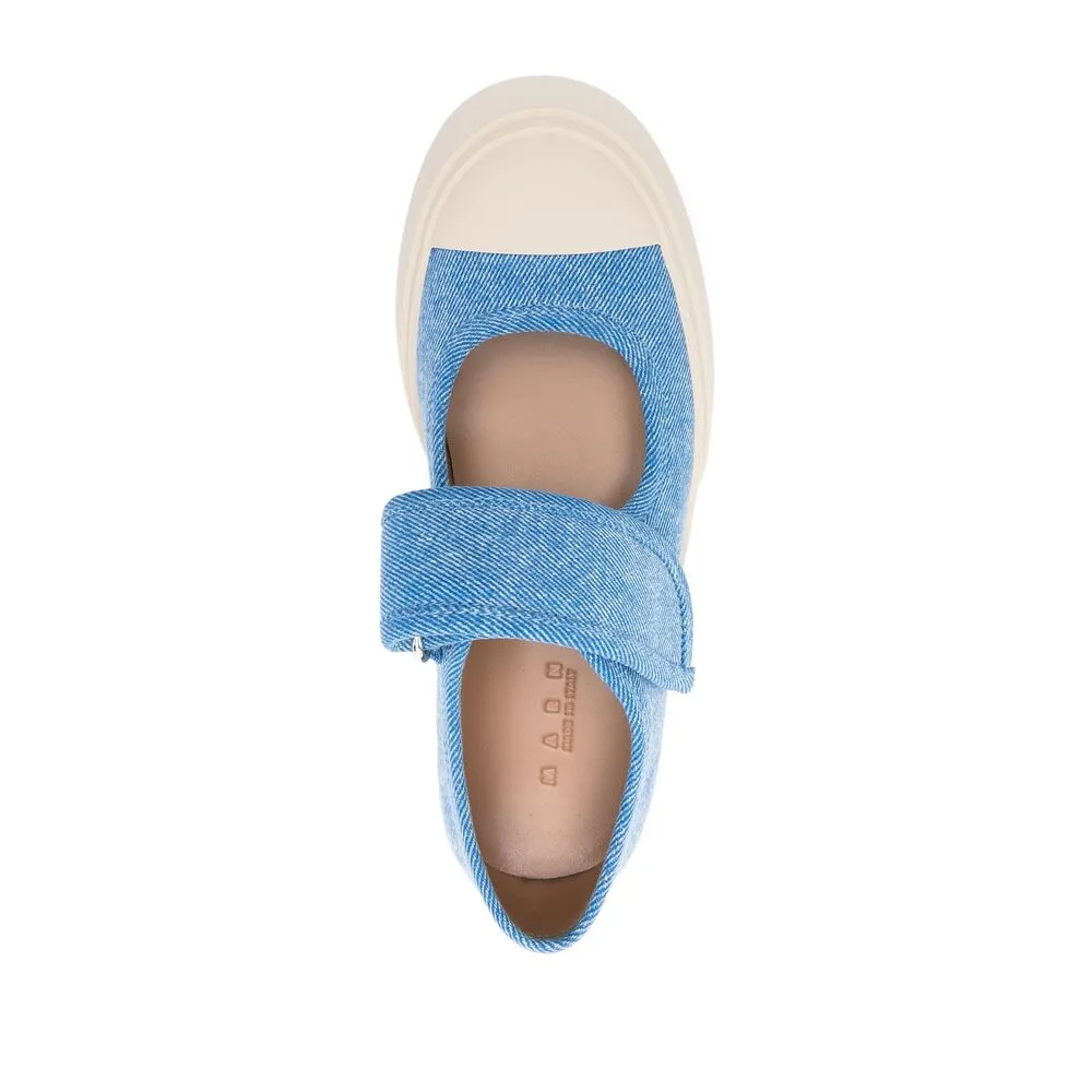 Marni Round Toe Mary Jane Shoes