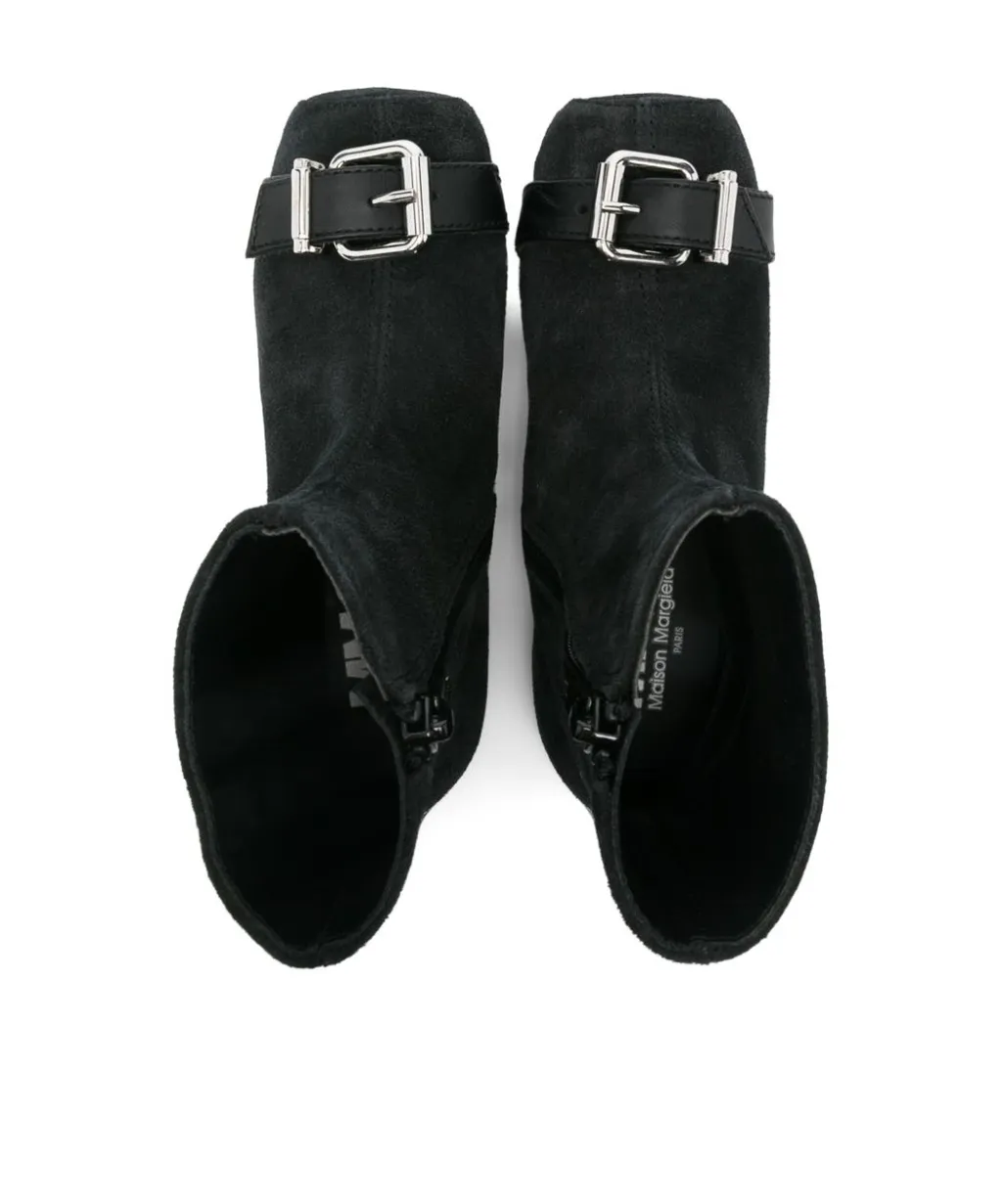Square-Toed Short Boots