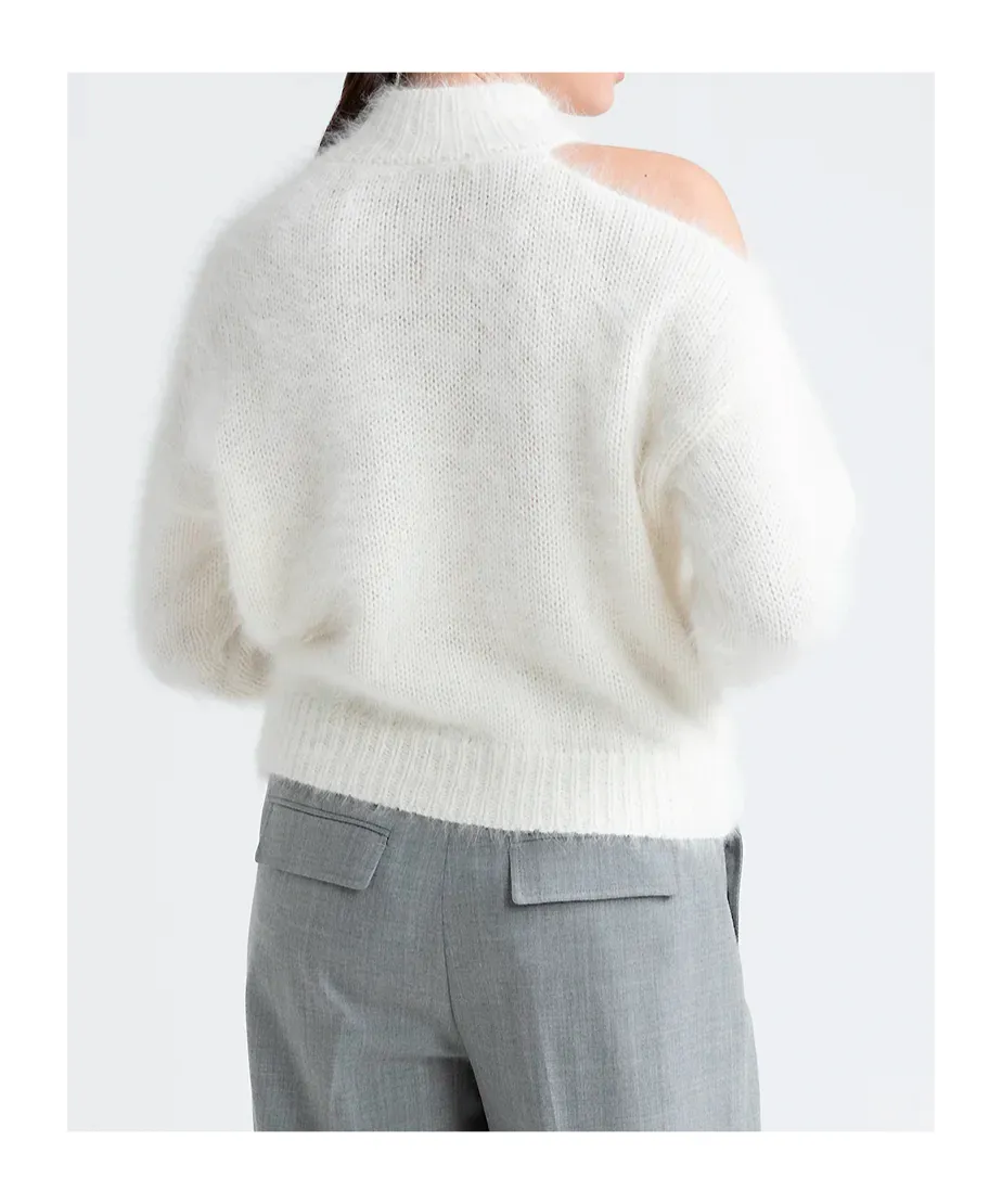 Peserico Cut-Out Shoulder Knit Sweater