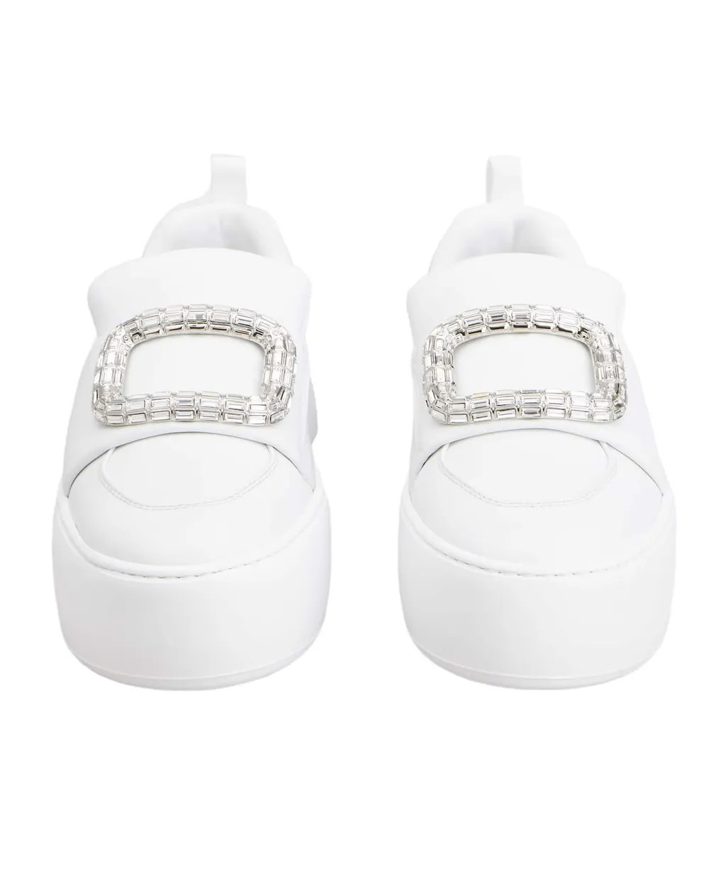Roger Vivier Viv' Up Embellished Buckle Sneakers