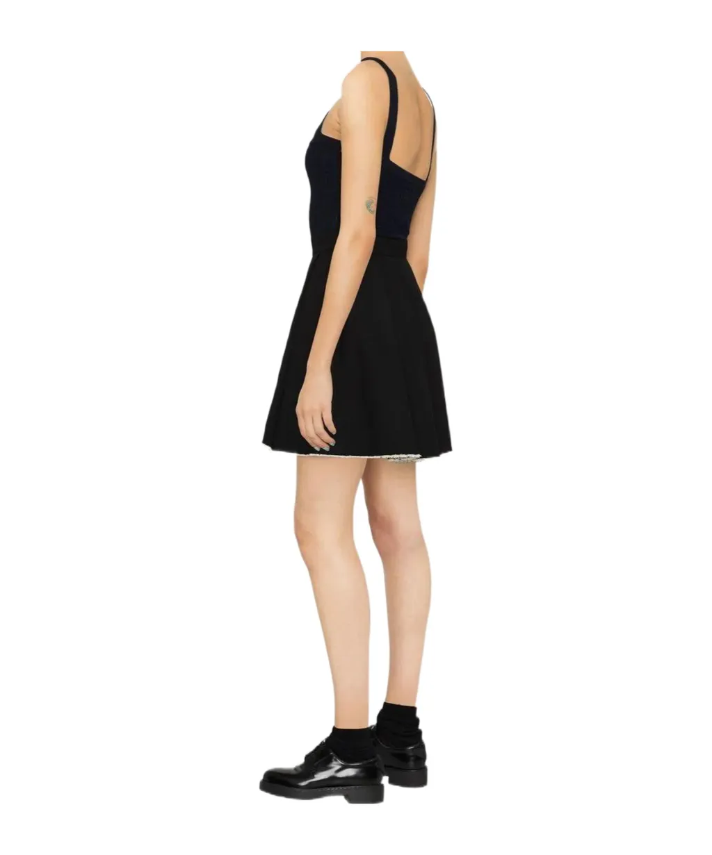 Patou Cross-Strap Cable Knitted Top