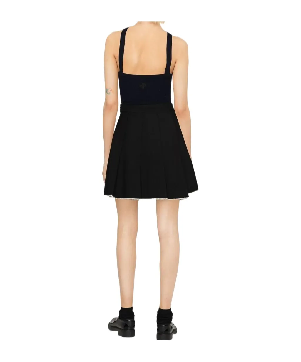 Patou Cross-Strap Cable Knitted Top