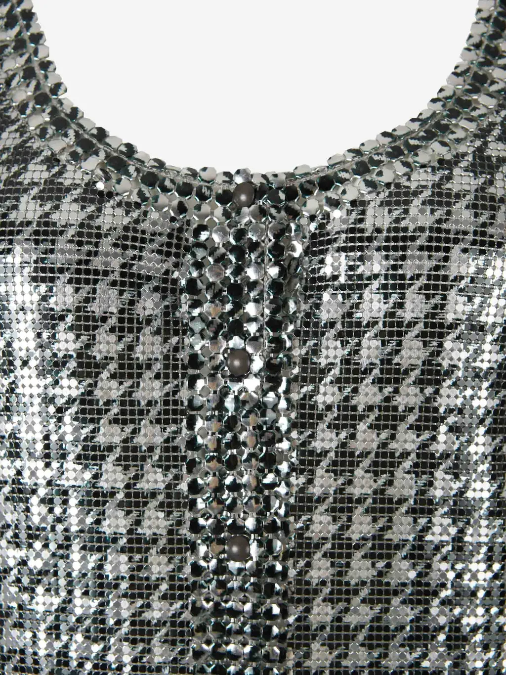 Paco Rabanne Metallic Effect Sleeveless Top