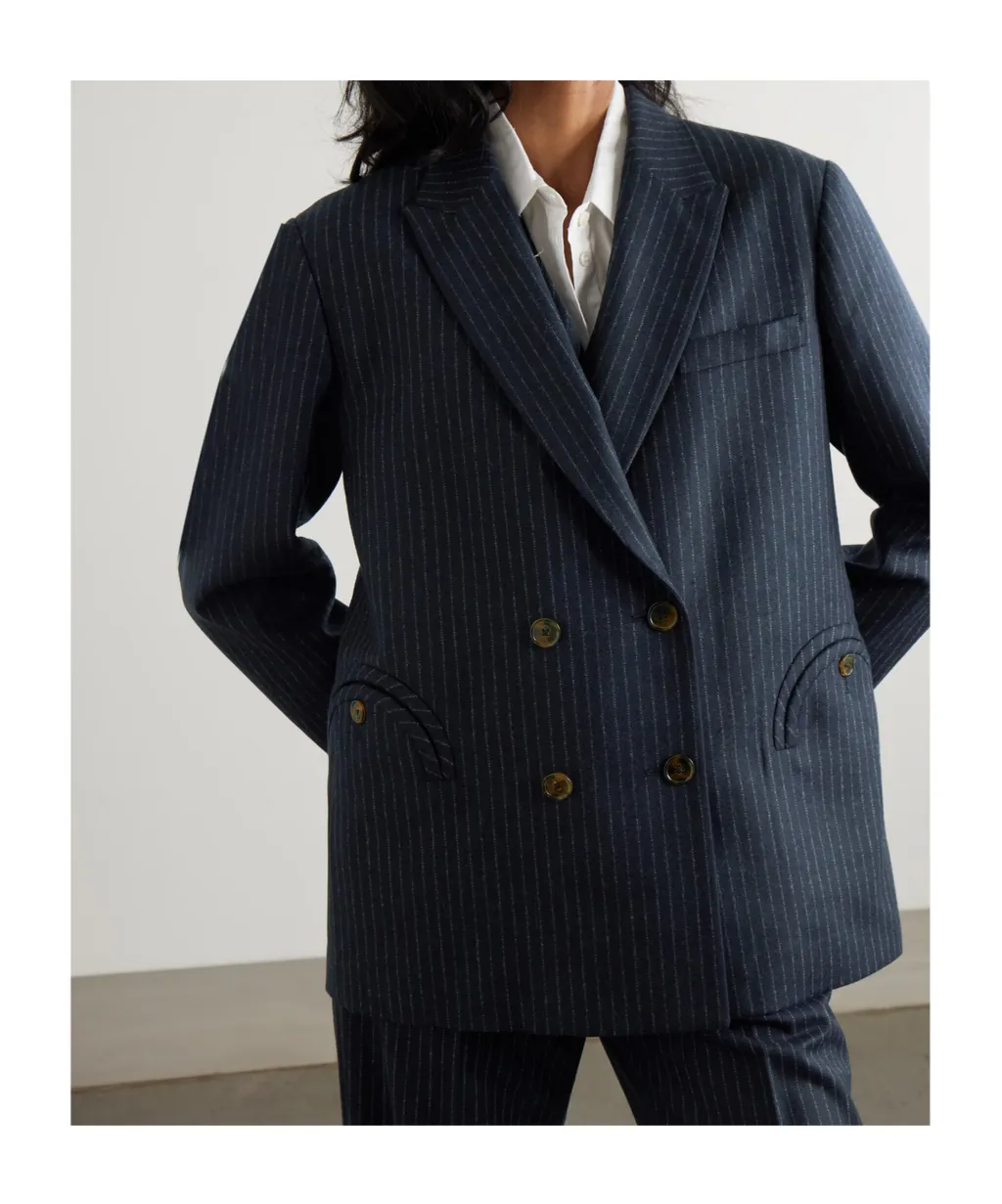 Long-Sleeved Suit Jacket