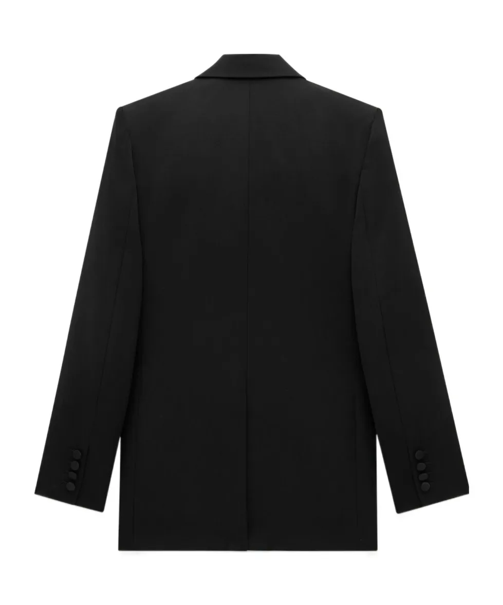 Saint Laurent Double-Breasted Tuxedo Jacket