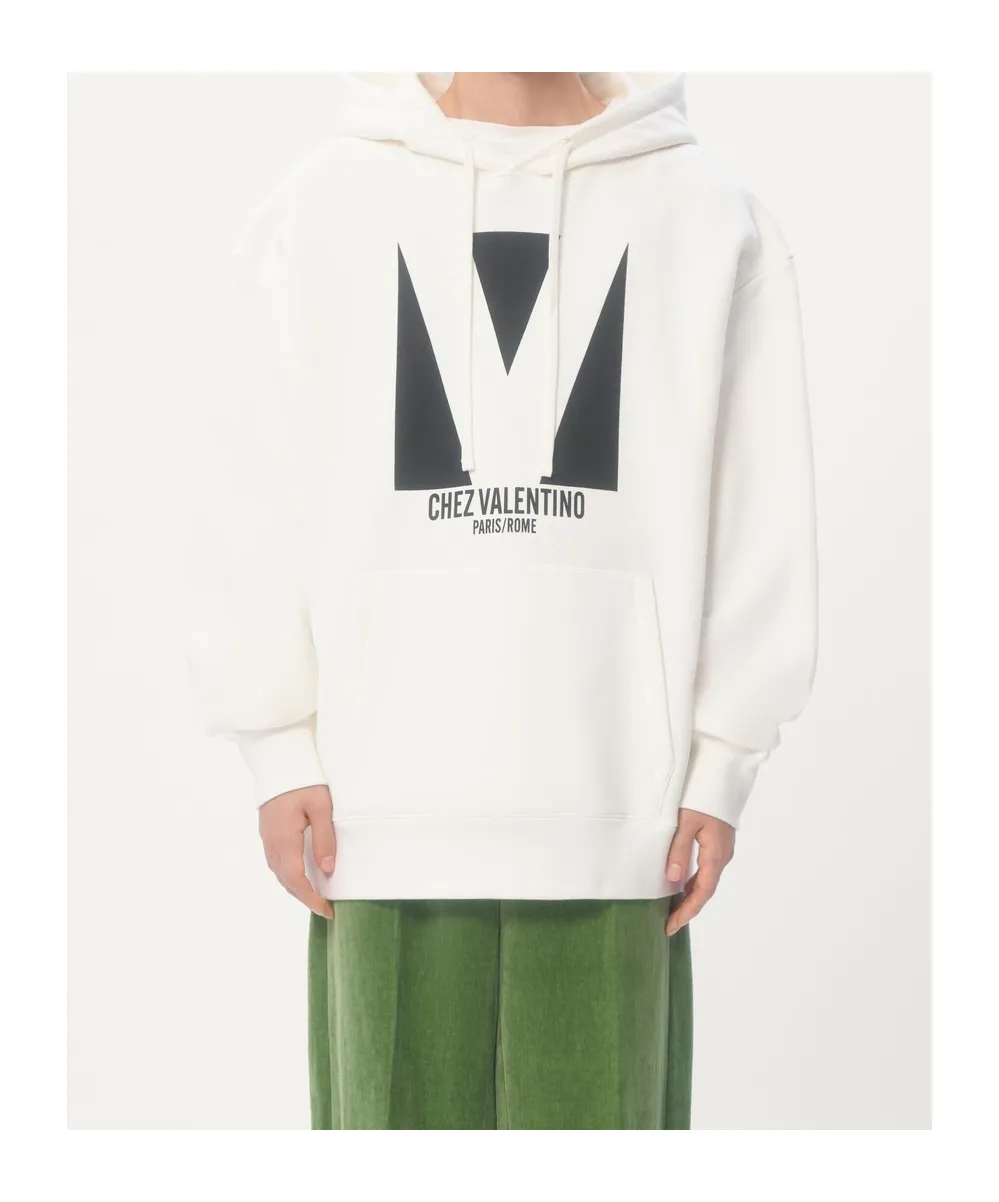 Valentino Chez Valentino Drawstring Hoodie
