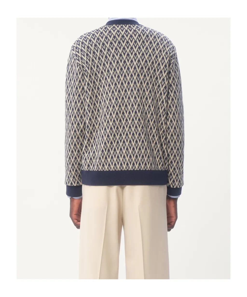 Valentino Toute La V Crewneck Jumper