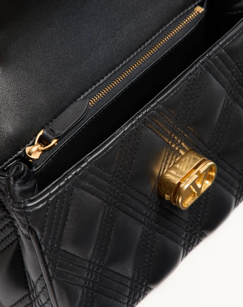 Valentino Garavani Rockstud Foldover Top Shoulder Bag