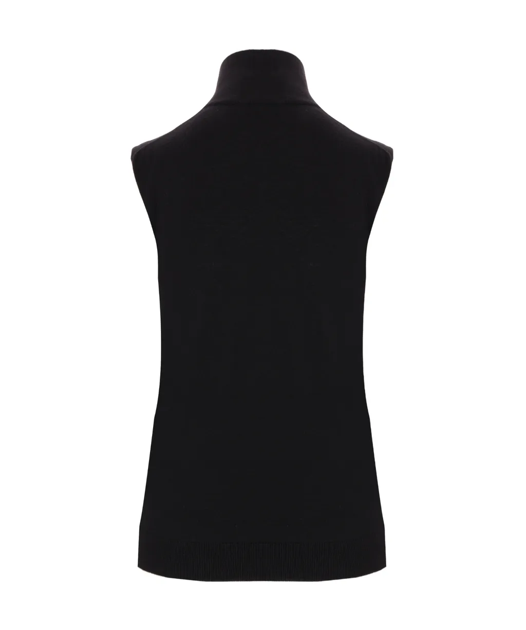 Sleeveless Knitted Vest