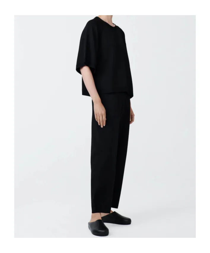 Elastic Waist Casual Pants