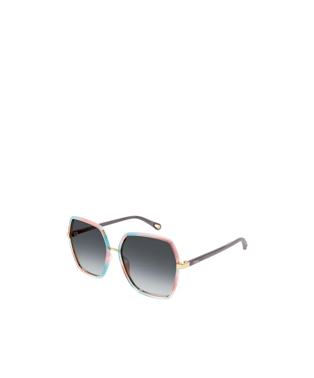 Chloé Eyewear Geometric Frame Sunglasses