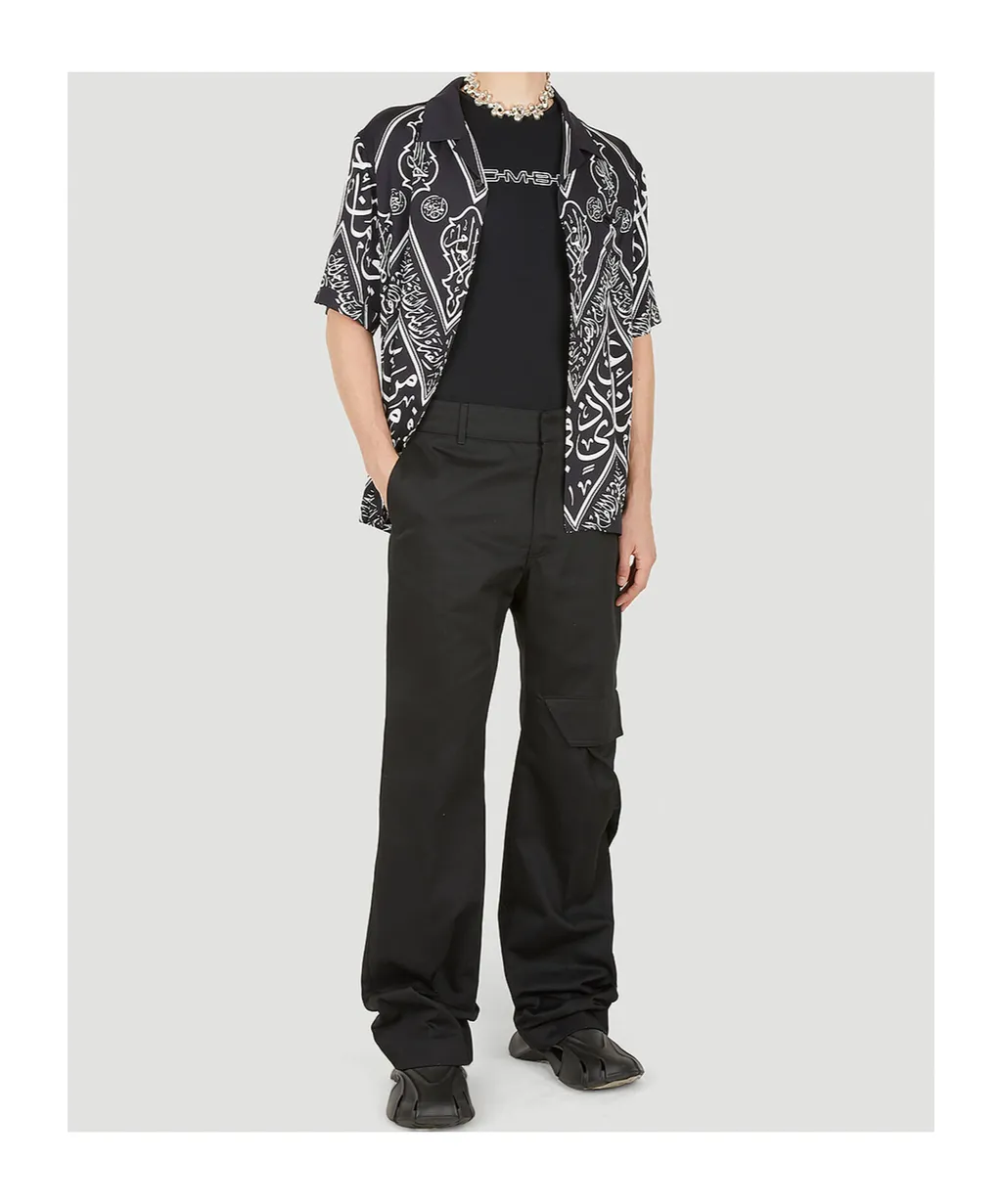 Graphic Print Bowling Shirt