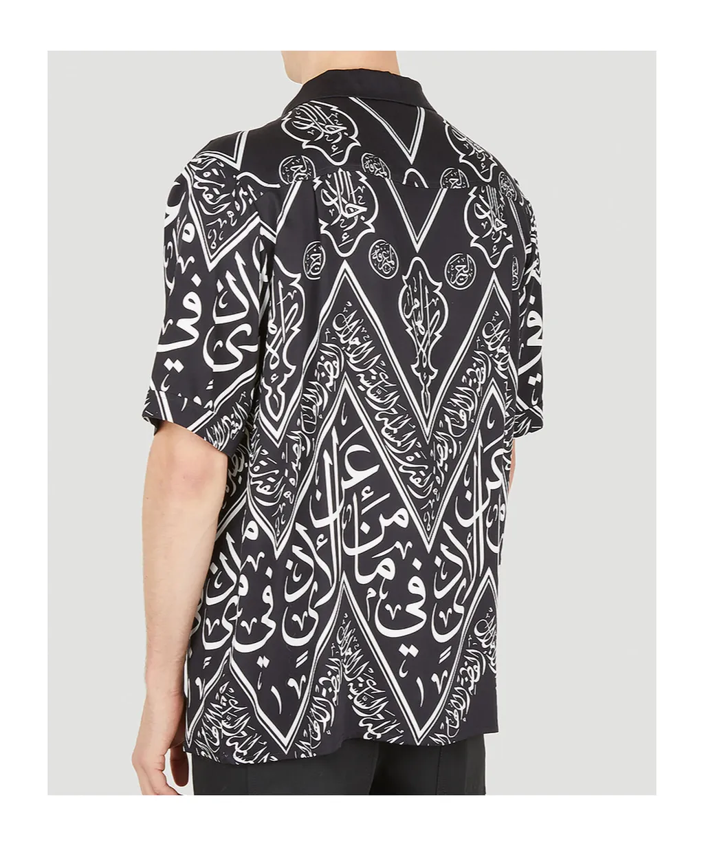 Graphic Print Bowling Shirt