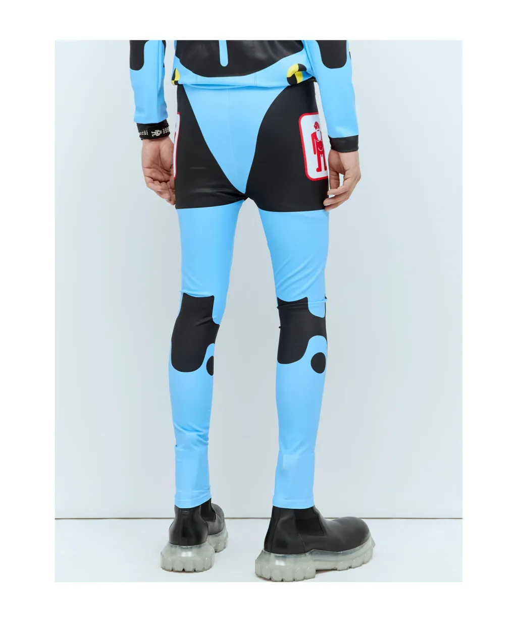Elastic Woven Leggings