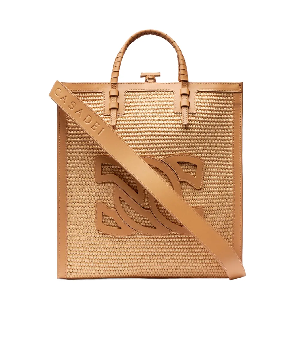 Casadei Logo-Detailed Top Handle Bag