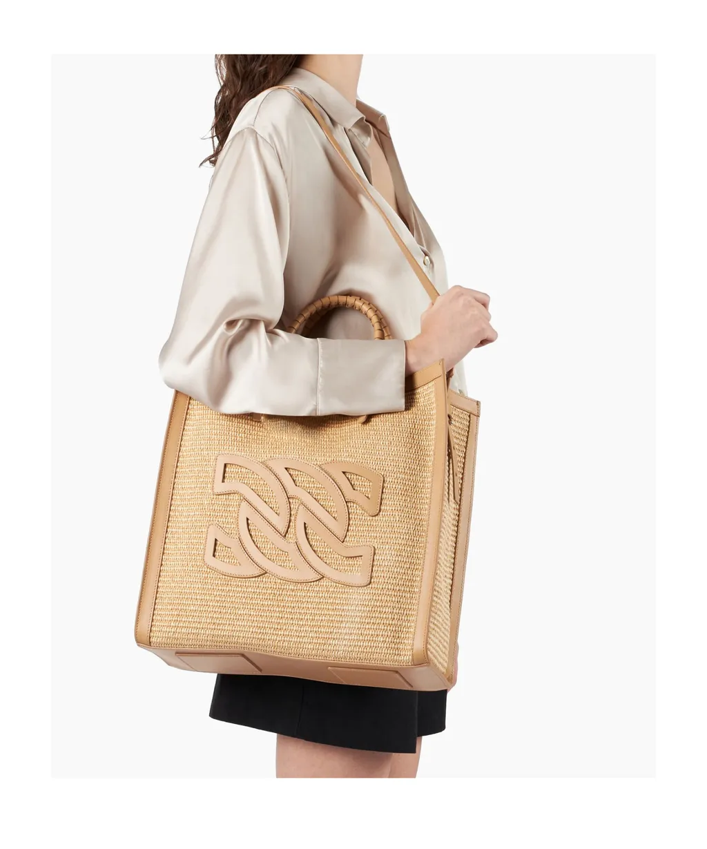 Casadei Logo-Detailed Top Handle Bag