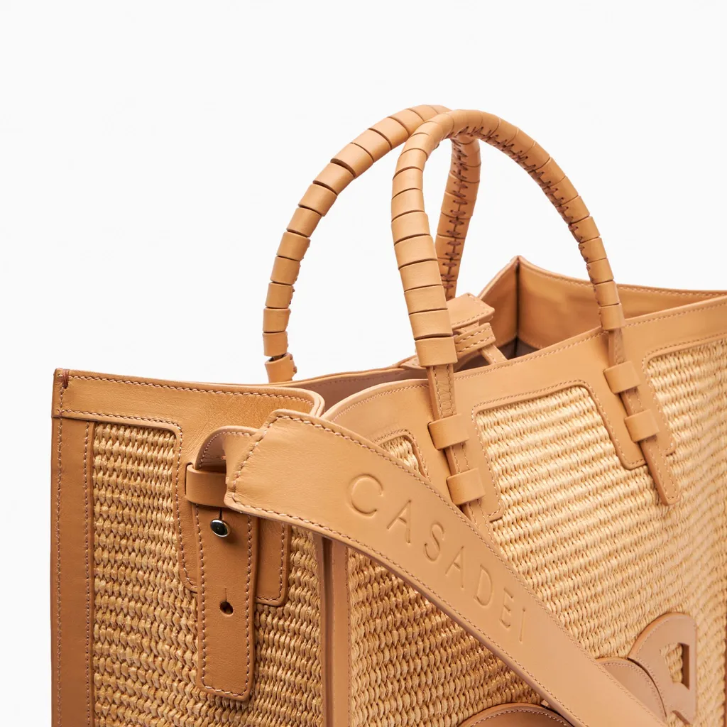 Casadei Logo-Detailed Top Handle Bag