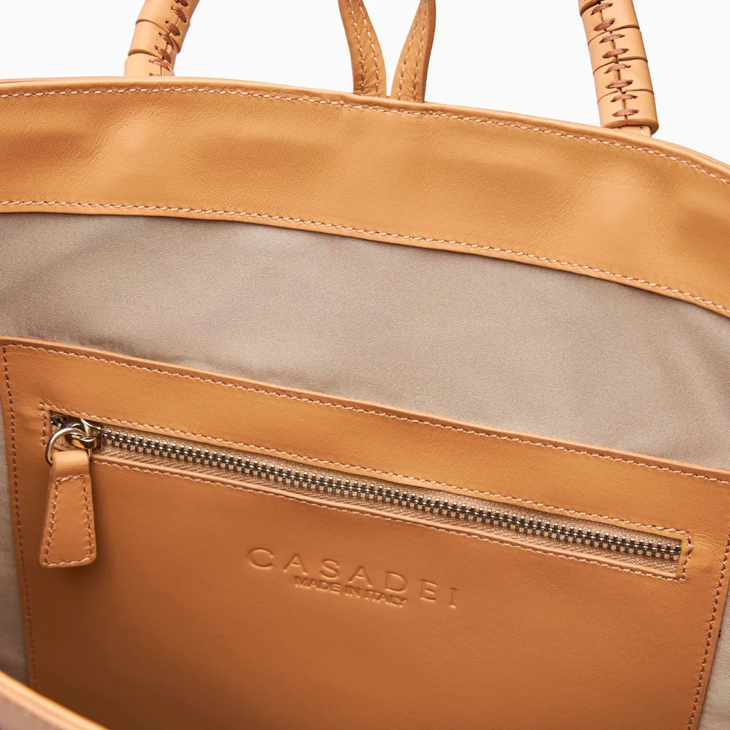 Casadei Logo-Detailed Top Handle Bag