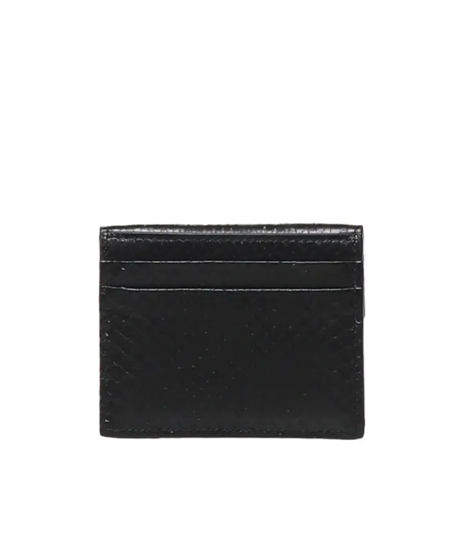 Valentino Logo Plaque Foldover Top Card Holder
