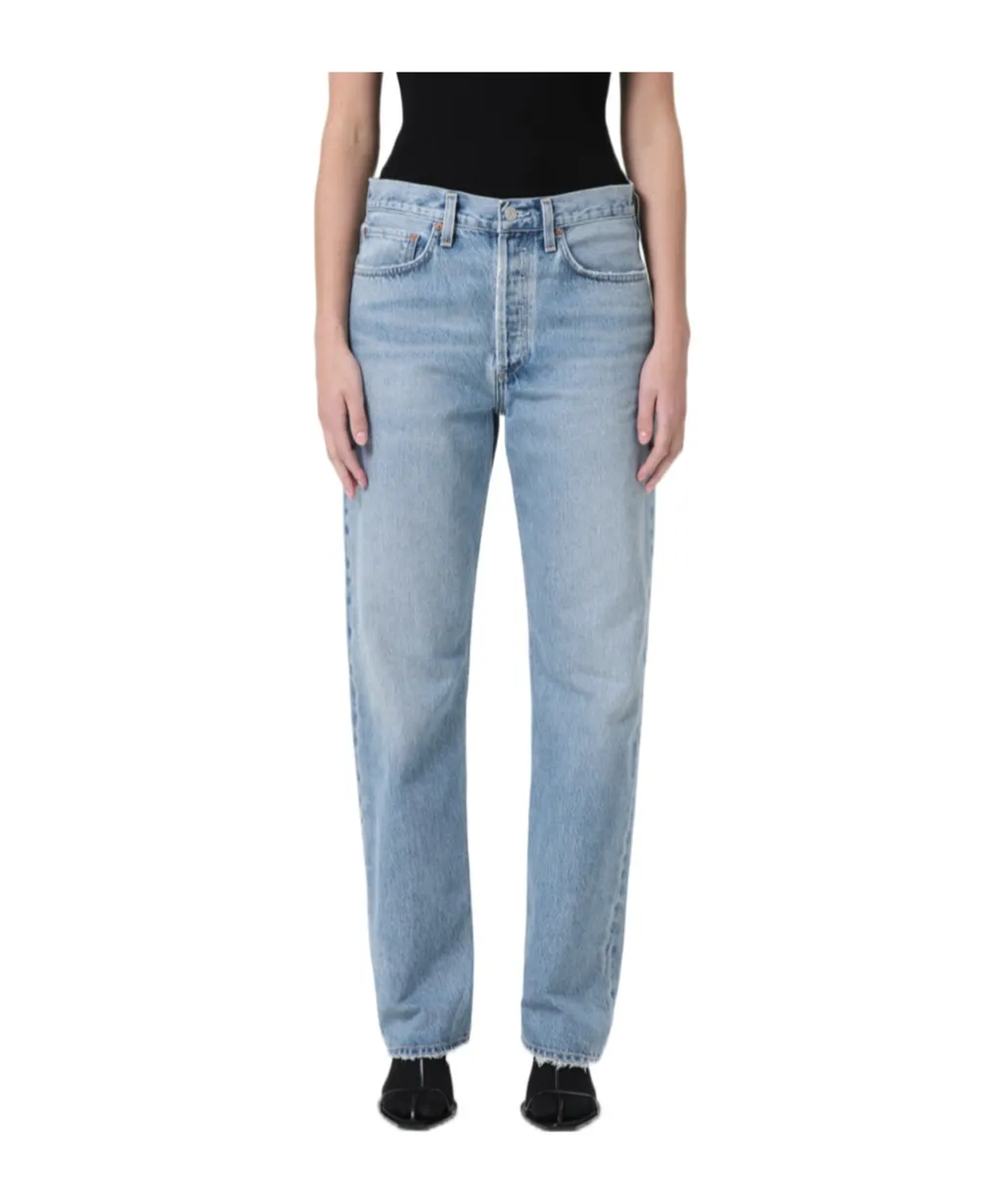 Agolde Kelly High-Rise Straight Leg Jeans