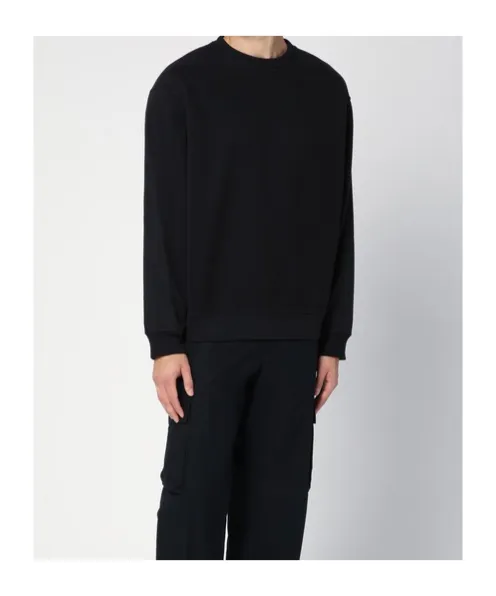 Stone Island Logo-Embroidered Crewneck Sweatshirt