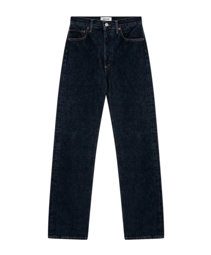Agolde Mid-Rise Straight Leg Jeans