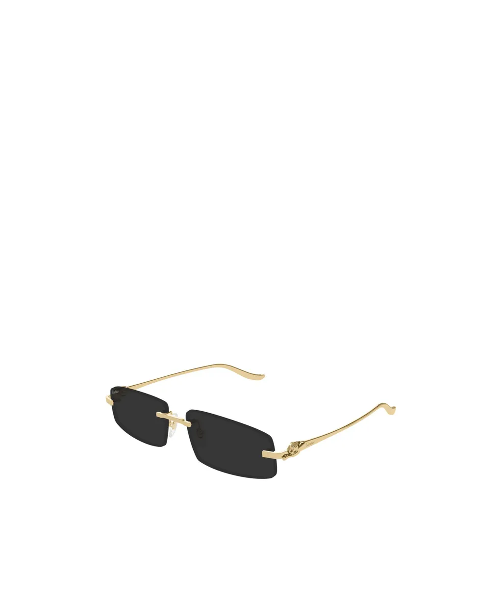 Cartier Eyewear Rectangle-Frame Sunglasses