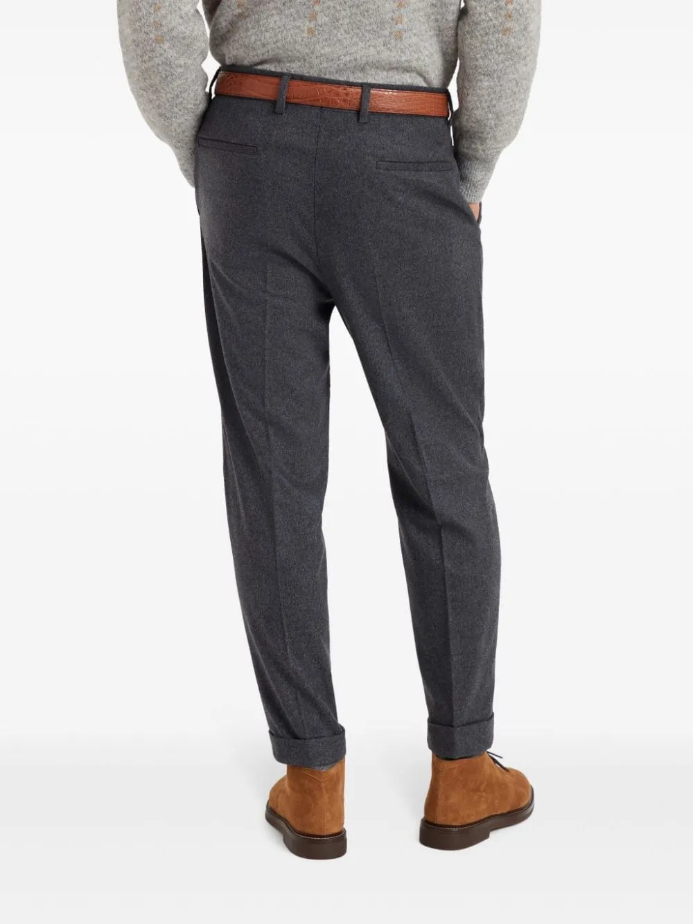 Tapered-Leg Trousers
