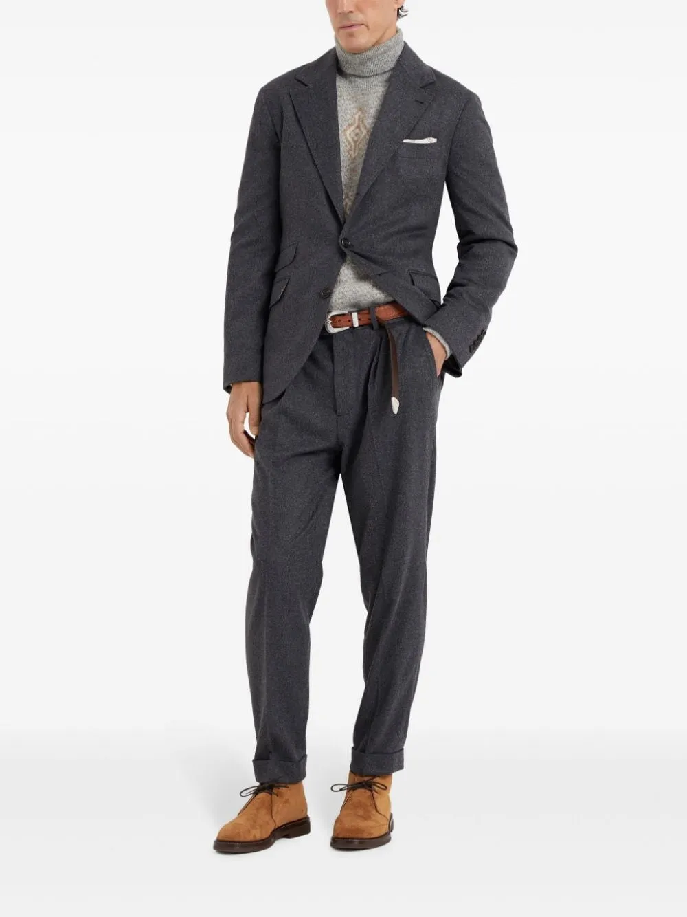 Tapered-Leg Trousers