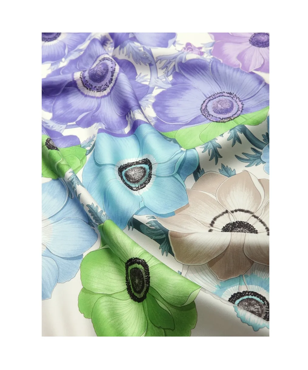 Ferragamo Anemone Printed Foulard