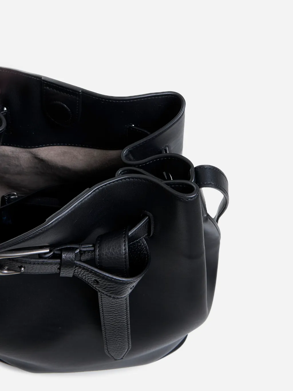 Brunello Cucinelli Logo Printed Buckle Detailed Shoulder Bag
