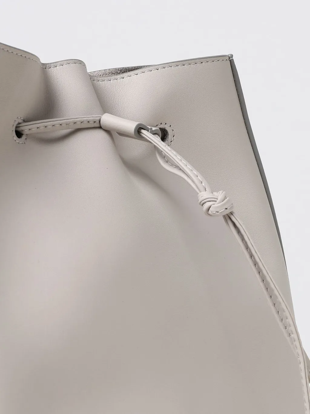 Brunello Cucinelli Embellished Logo Printed Bucket Bag