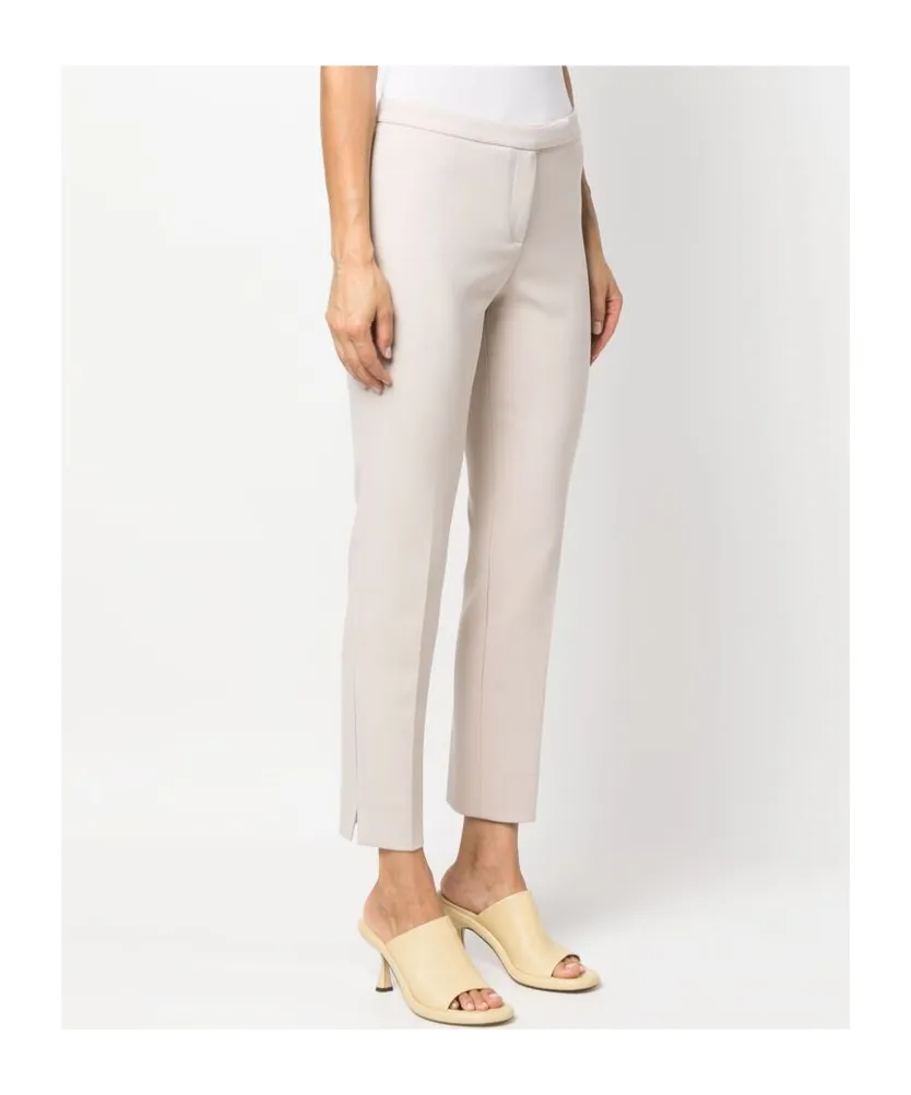 Pressed-Crease Cropped Trousers