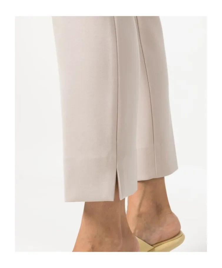 Pressed-Crease Cropped Trousers