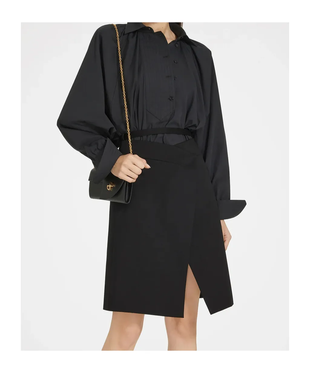 Patou Artist Gathered Neckline Shirt