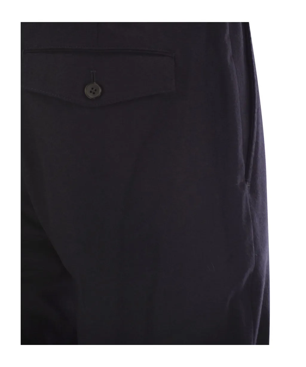 Pt Torino Rebel Wool Straight-Leg Pants
